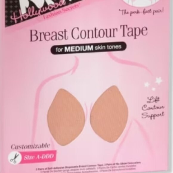 HOLLYWOOD FASHION SECRETS CONTOUR TAPE -MEDIUM |INVISIBLE LIFT SUPPORT ADHESIVE - Picture 4 of 5